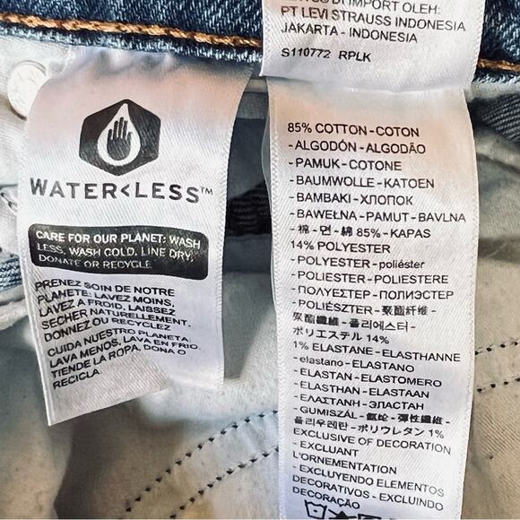 Levi’s Women’s Sz 32 High Rise Wedgie Jeans Straight Leg Medium Wash Denim - Picture 13 of 14